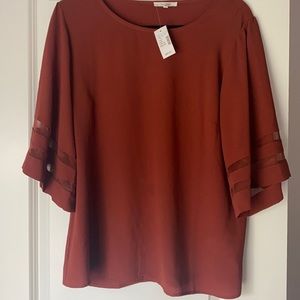 NWT 3/4 length sleeve top